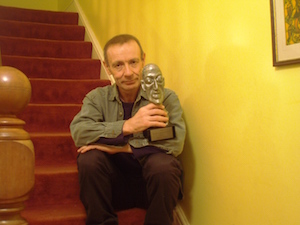 Martin Millar with world fantasy award